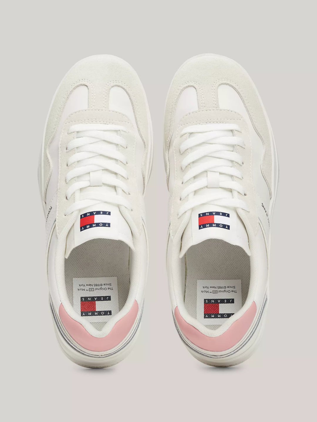 Tommy Hilfiger TJ Mixed Texture Suede Court Sneaker