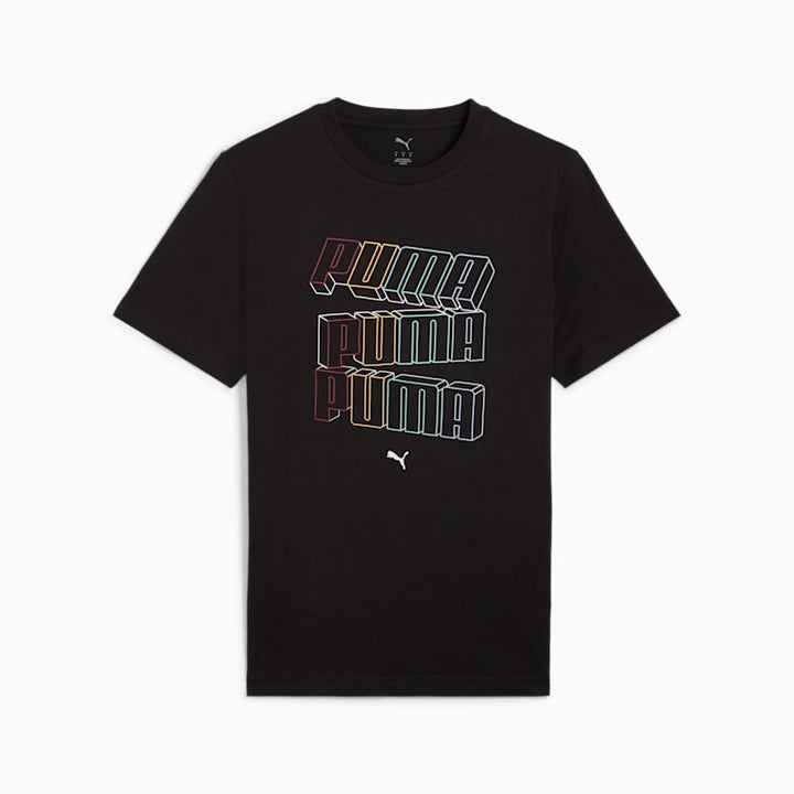 PUMA ESS Stacked Logo Men's Tee
