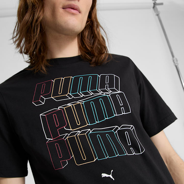PUMA ESS Stacked Logo Men's Tee