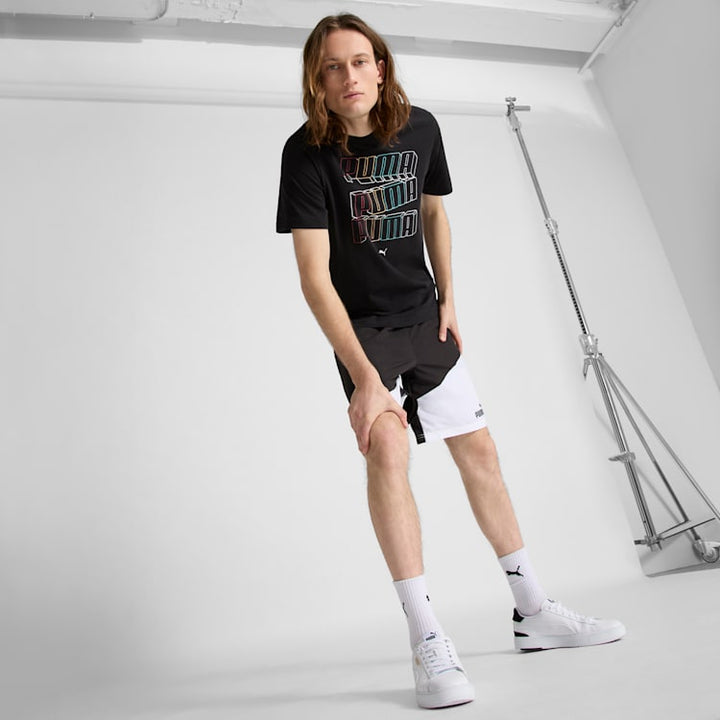 PUMA ESS Stacked Logo Men's Tee