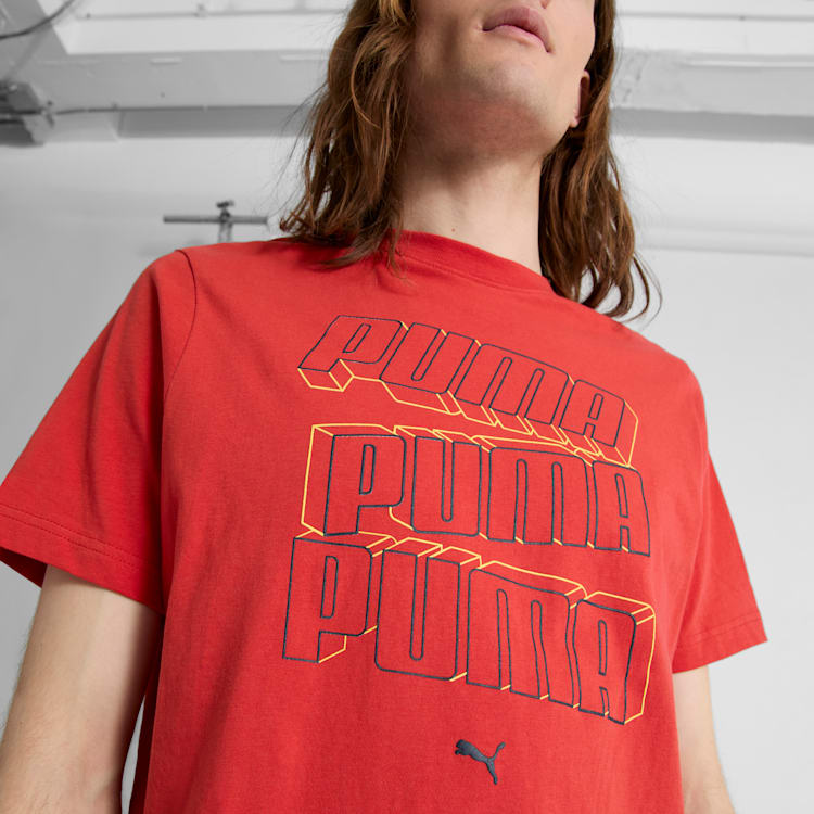PUMA ESS Stacked Logo Men's Tee