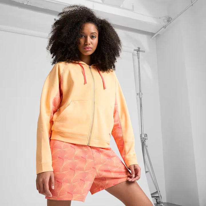 PUMA ESSENTIALS GRAPHIC Women's Full-Zip Hoodie