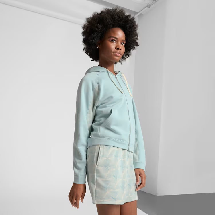 PUMA ESSENTIALS GRAPHIC Women's Full-Zip Hoodie