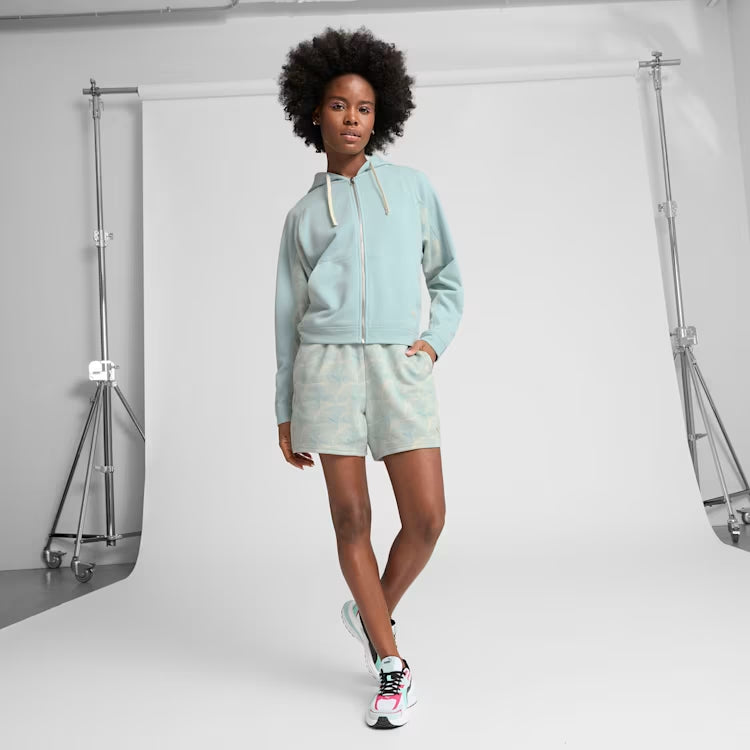 PUMA ESSENTIALS GRAPHIC Women's Full-Zip Hoodie