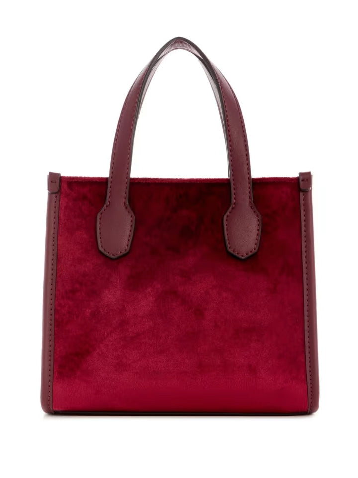 Guess Silvana Velvet Mini Tote