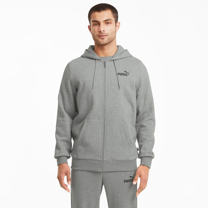 PUMA Essentials Logo Men's Zip-Up Hoodie