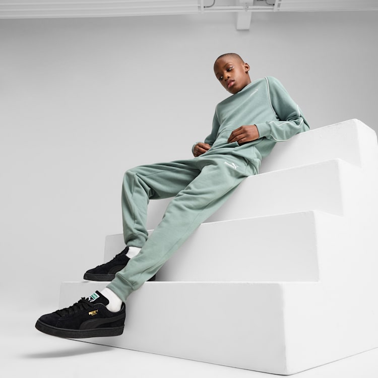 PUMA Essentials No. 1 Logo Big Kids' Fleece Sweatpants