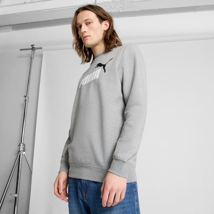 PUMA Essentials No. 1 Logo Men's Crew Neck Fleece Sweater