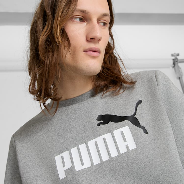 PUMA Essentials No. 1 Logo Men's Crew Neck Fleece Sweater