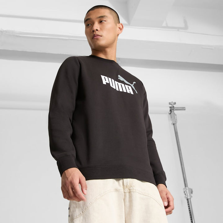 PUMA Essentials No. 1 Logo Men's Crew Neck Fleece Sweater
