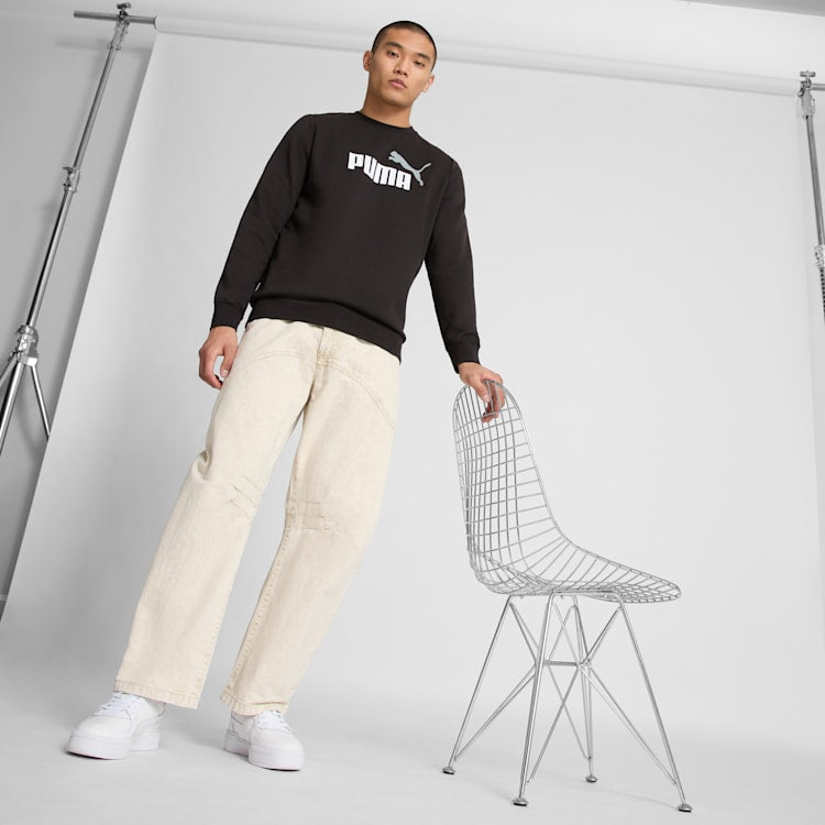 PUMA Essentials No. 1 Logo Men's Crew Neck Fleece Sweater