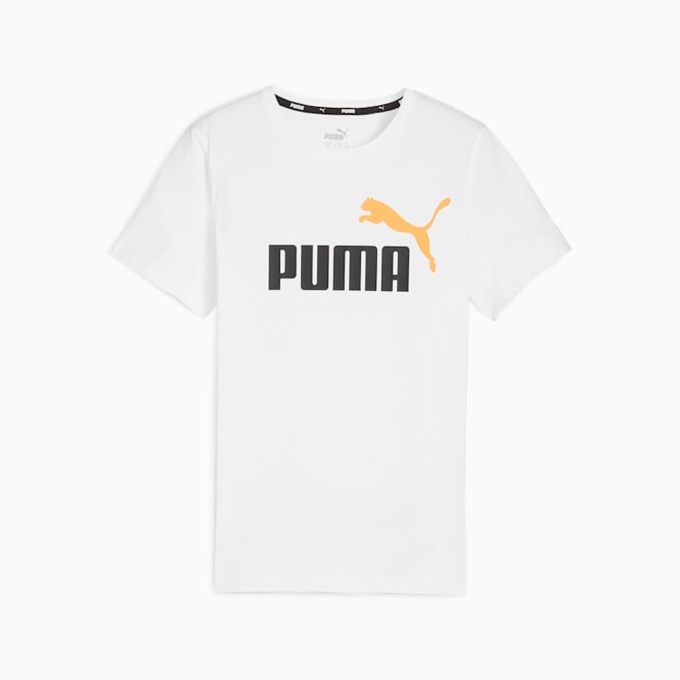 PUMA Essentials+ Two-Tone Logo Big Kids' Tee