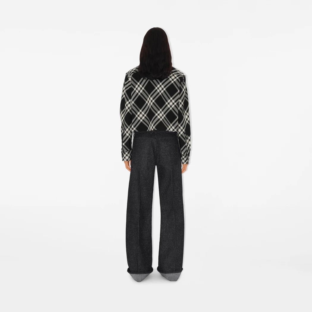 Burberry Cropped Cotton Shirt