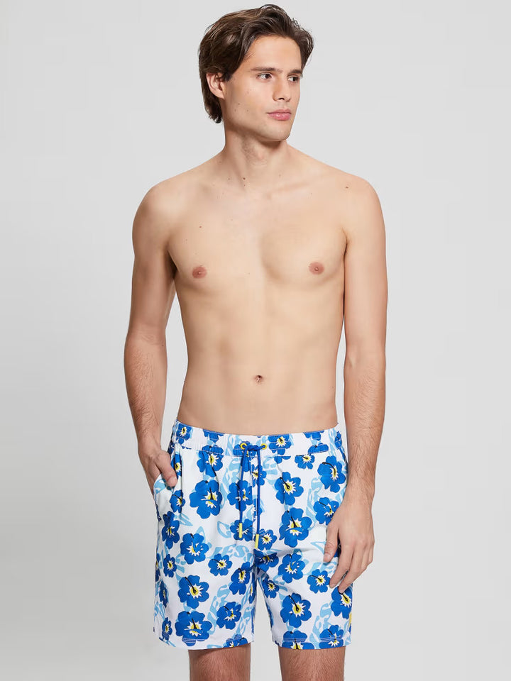 Guess Eco Hibiscus Swim Trunks