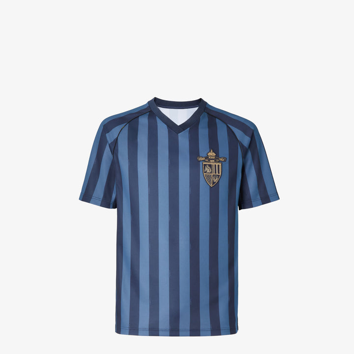 Fendi Blue Pequin fabric T-shirt