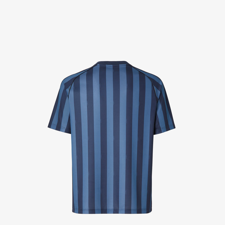 Fendi Blue Pequin fabric T-shirt