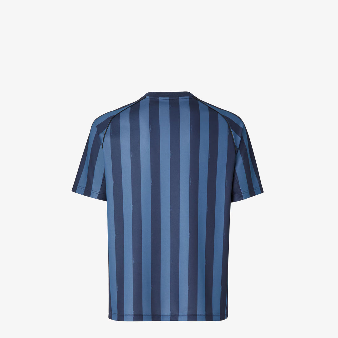 Fendi Blue Pequin fabric T-shirt