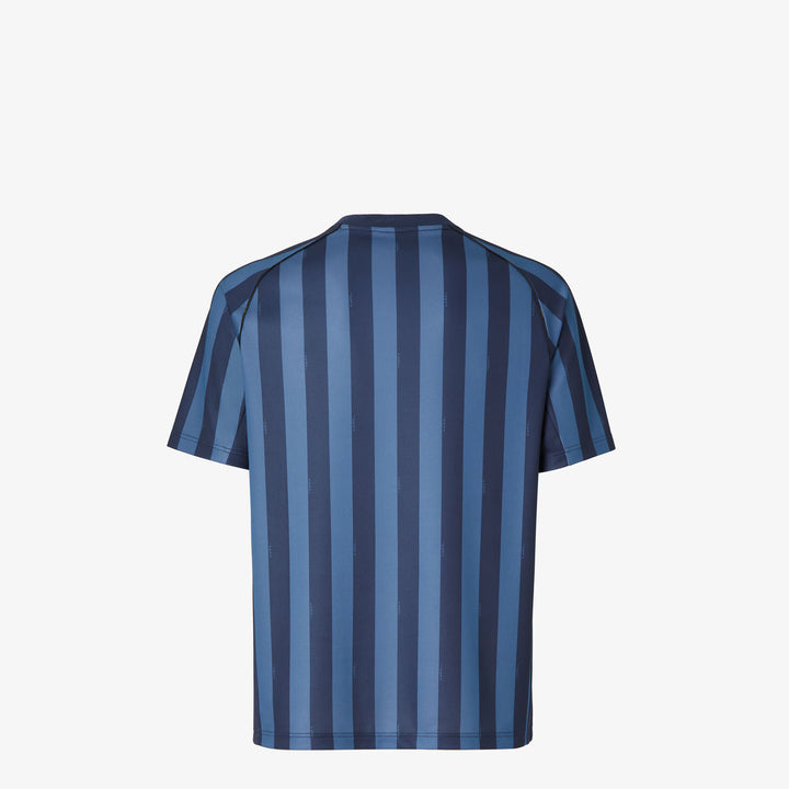 Fendi Blue Pequin fabric T-shirt