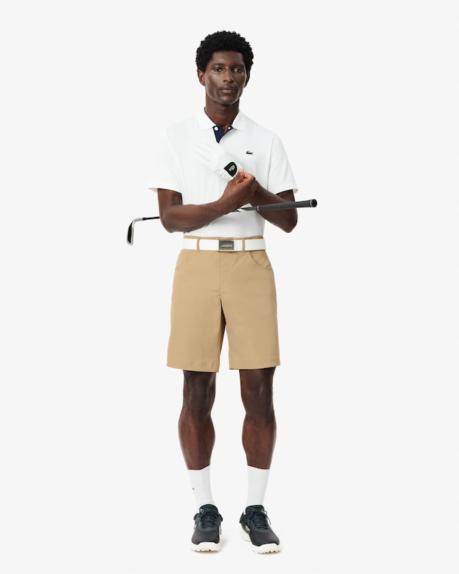 Lacoste Men's Multi-Pocket Ultra Dry Golf Shorts