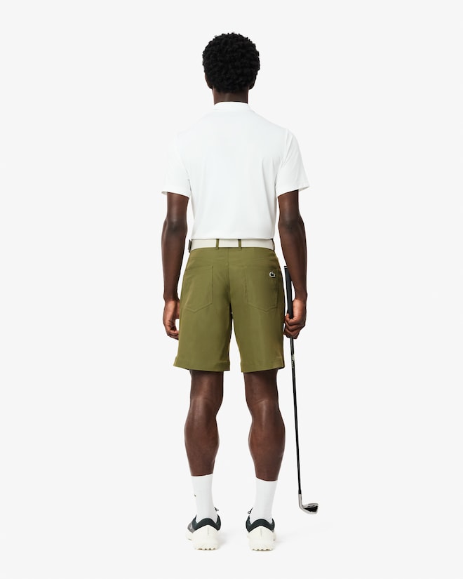 Lacoste Men's Multi-Pocket Ultra Dry Golf Shorts