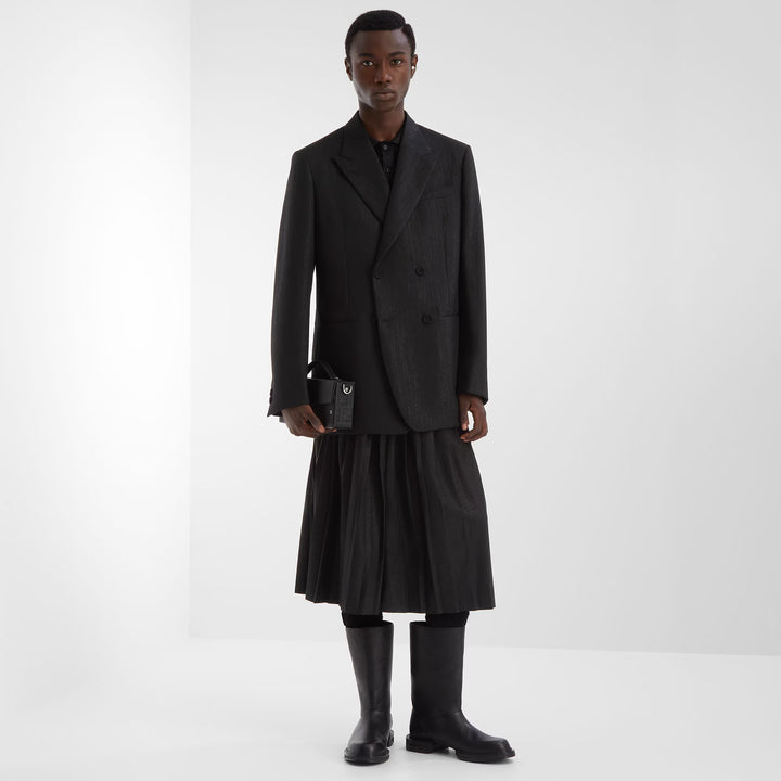 Fendi Jacket Black wool and lurex gabardine blazer