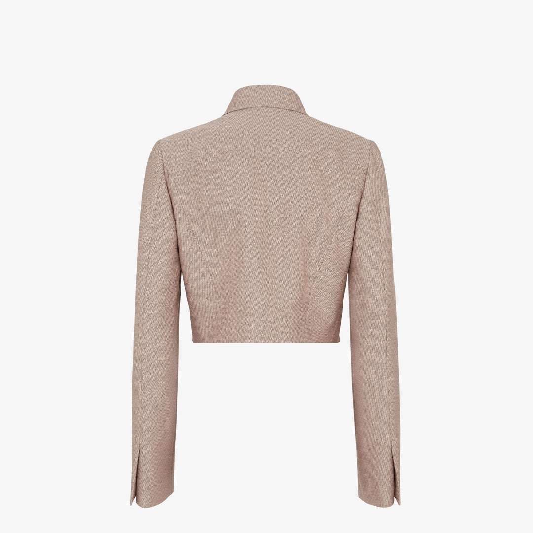 Fendi Brown FF wool jacket