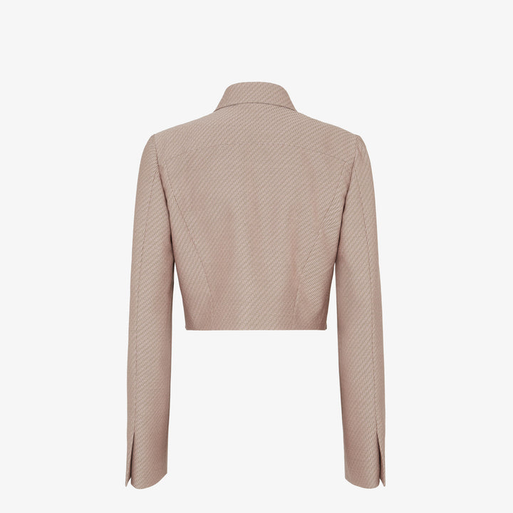 Fendi Brown FF wool jacket