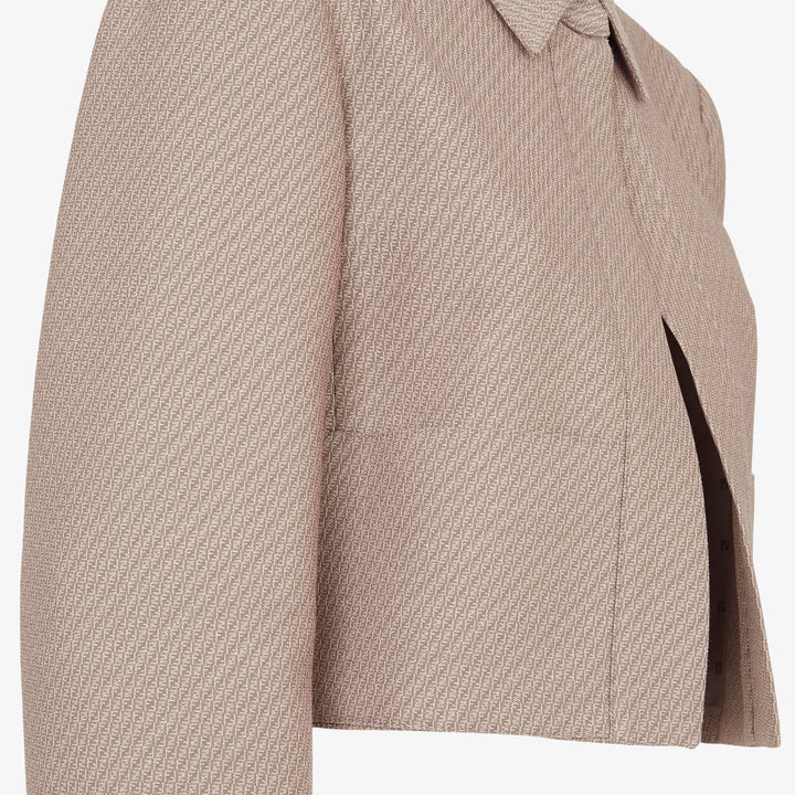 Fendi Brown FF wool jacket