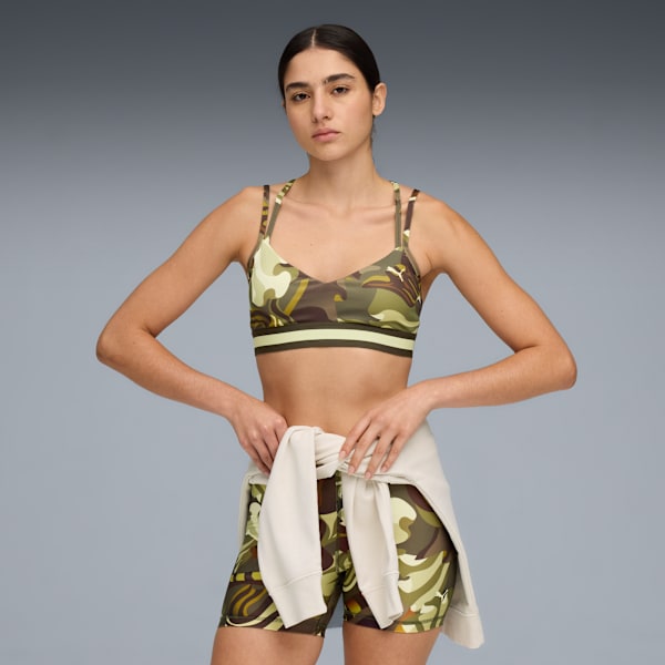 PUMA Floral Ribbon Women's Low-Support Bra