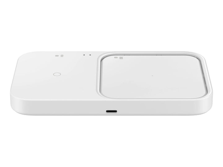 Samsung 15W Wireless Charger Duo with Travel Adapter, White