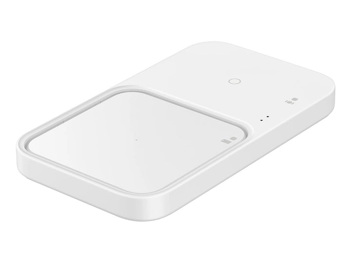Samsung 15W Wireless Charger Duo with Travel Adapter, White