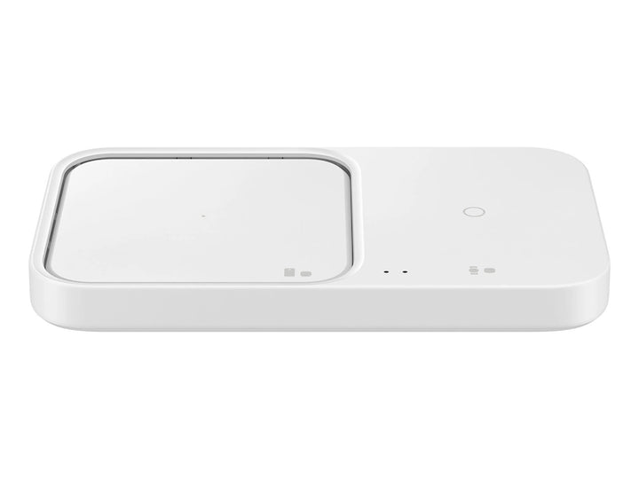 Samsung 15W Wireless Charger Duo with Travel Adapter, White