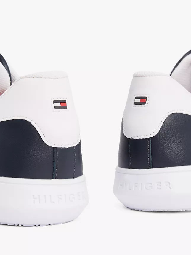 Tommy Hilfiger Stripe Leather Cupsole Sneaker