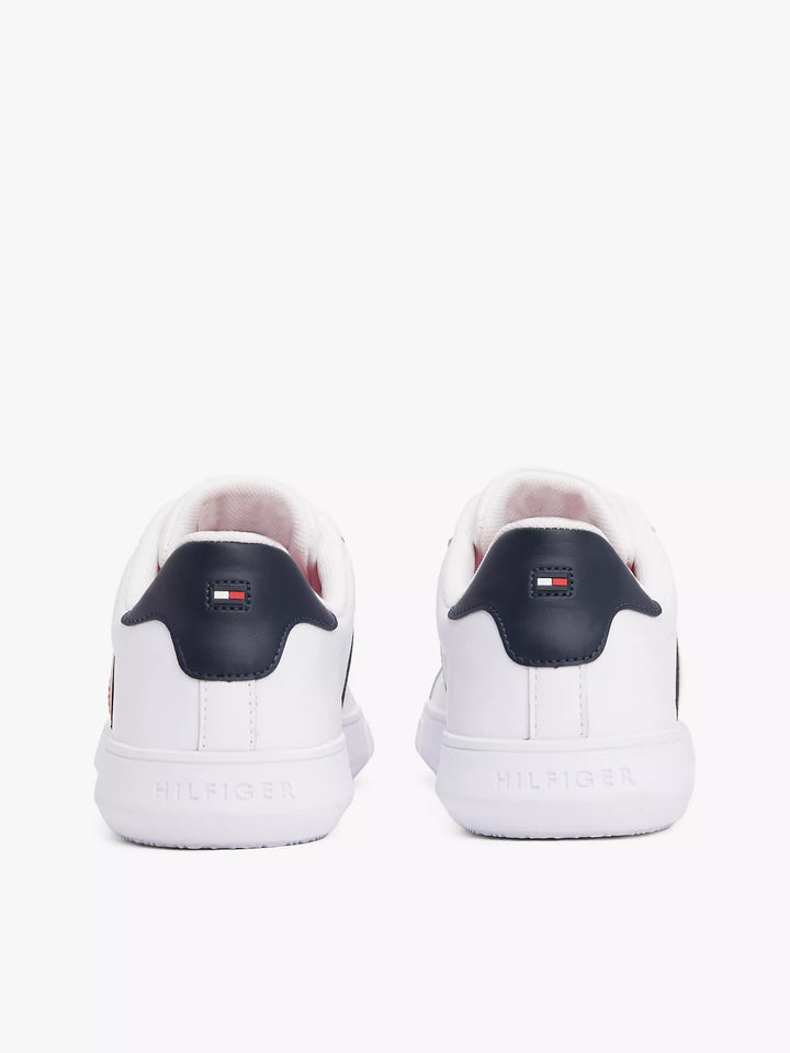 Tommy Hilfiger Stripe Leather Cupsole Sneaker