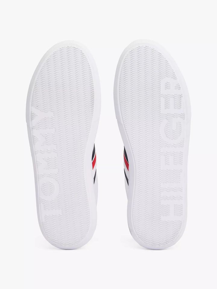 Tommy Hilfiger Stripe Leather Cupsole Sneaker
