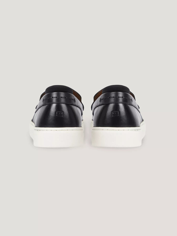 Tommy Hilfiger TH Logo Leather Loafer Sneaker