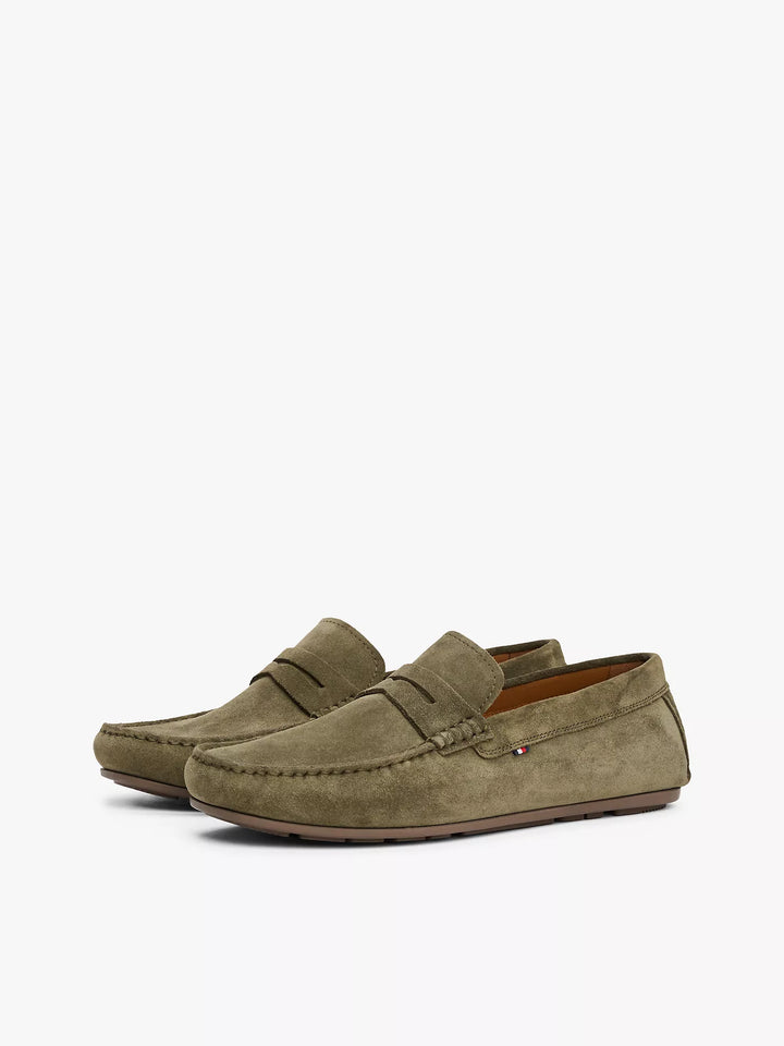 Tommy Hilfiger Suede Driving Loafer