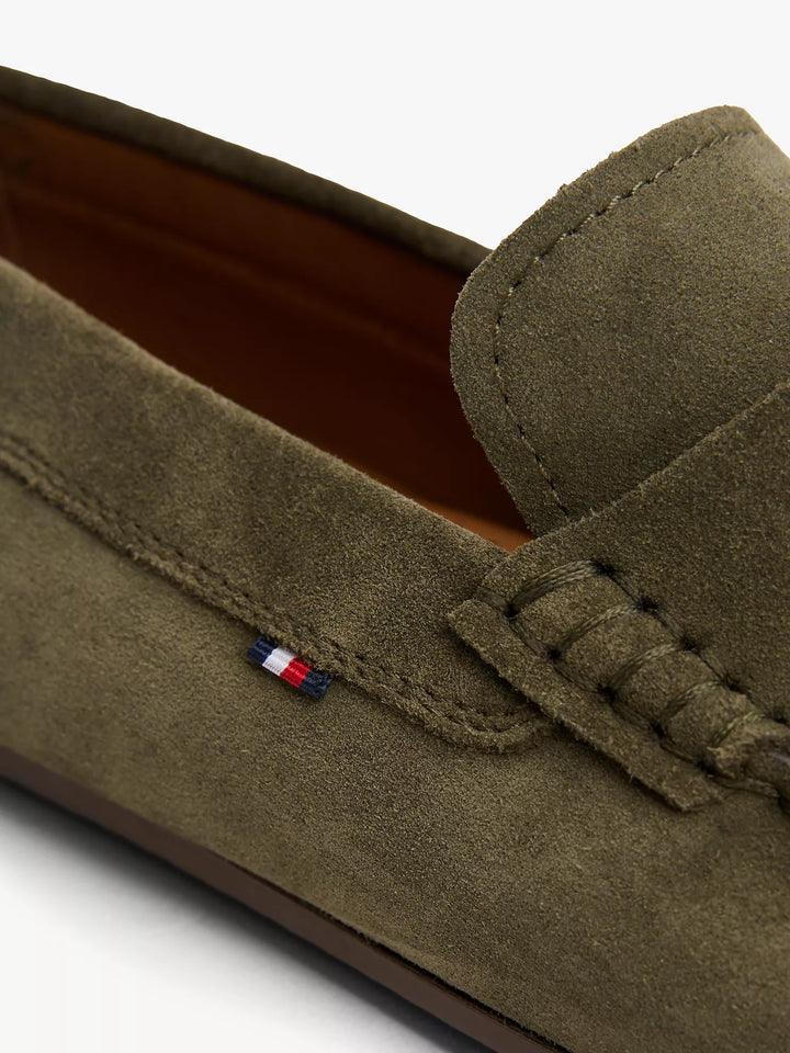 Tommy Hilfiger Suede Driving Loafer