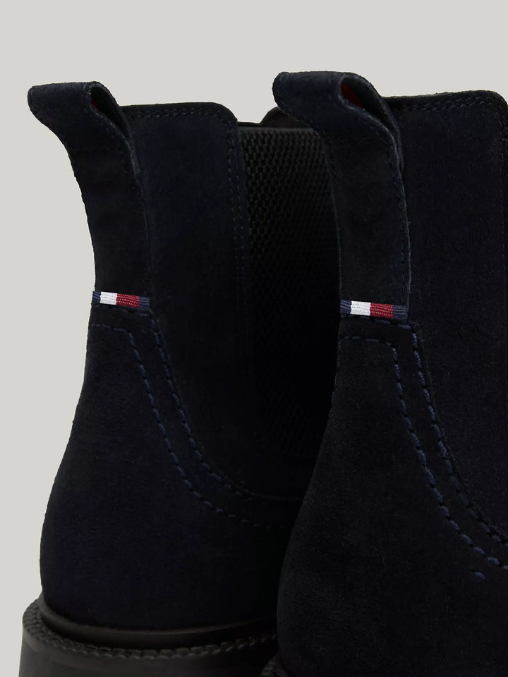 Tommy Hilfiger Tommy Flag Suede Chelsea Boot