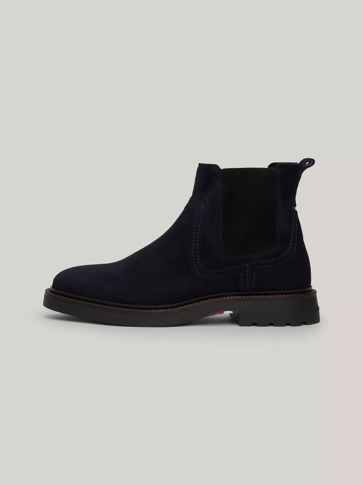 Tommy Hilfiger Tommy Flag Suede Chelsea Boot