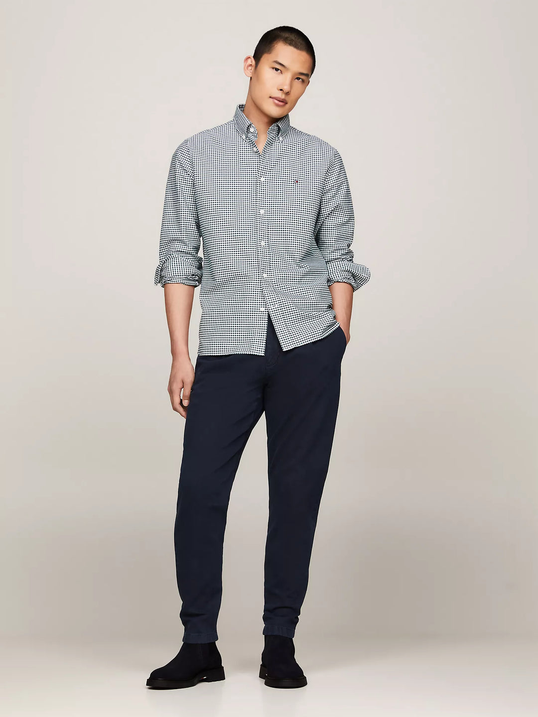 Tommy Hilfiger Tommy Flag Suede Chelsea Boot