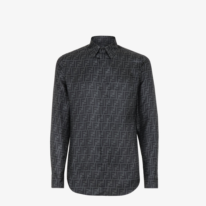 Fendi Gray silk shirt