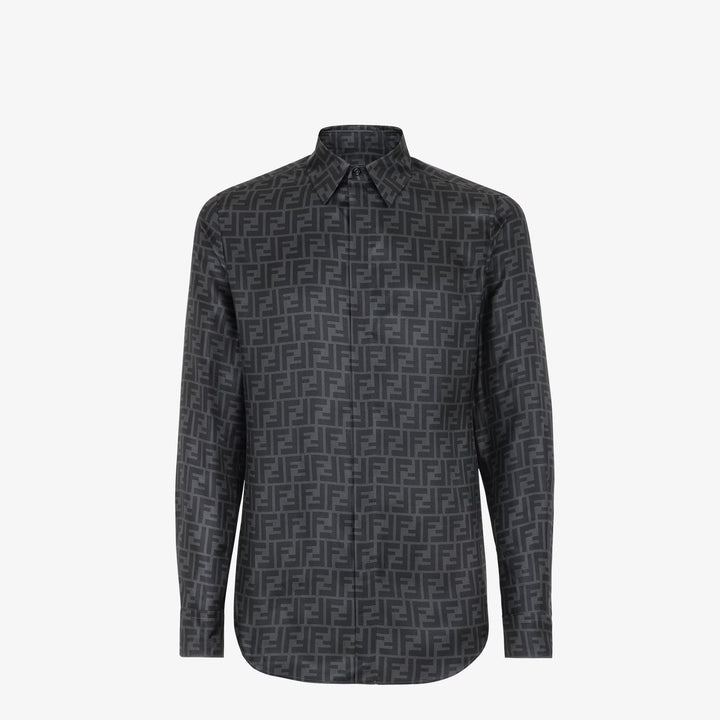 Fendi  Shirt Gray silk shirt