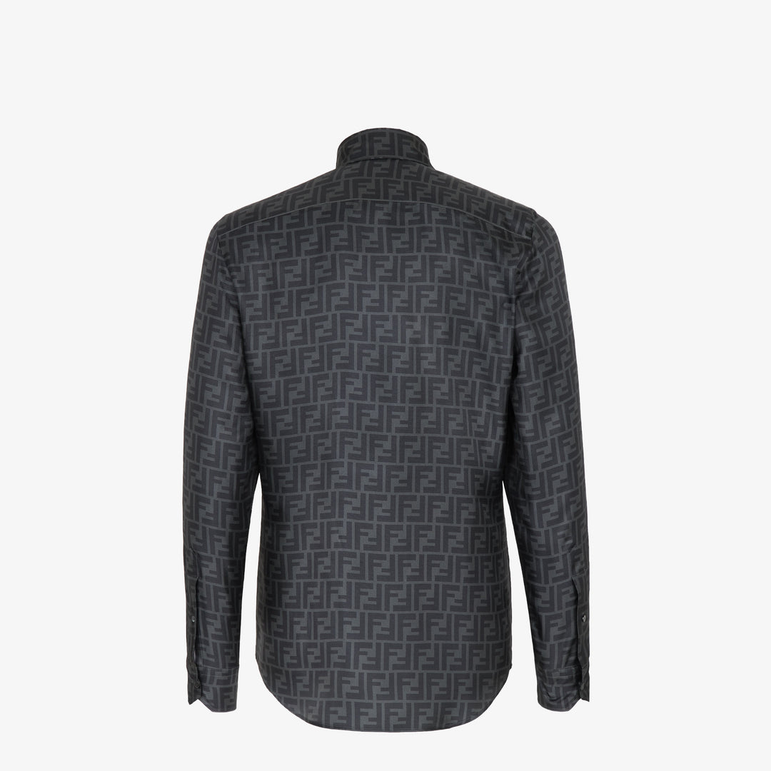 Fendi Gray silk shirt