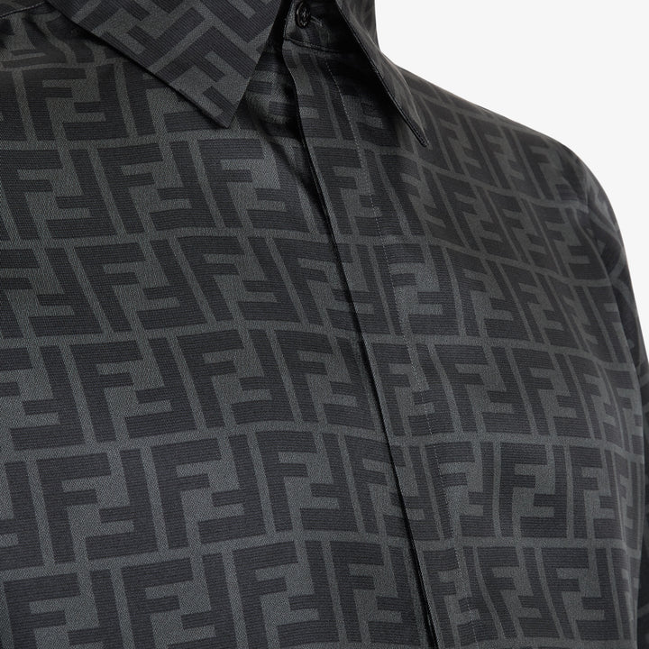 Fendi Gray silk shirt