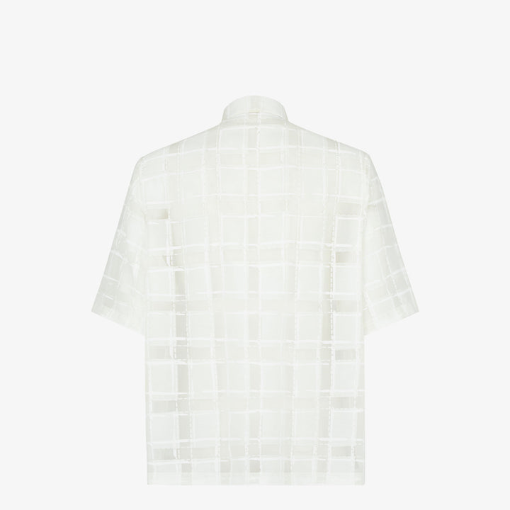 Fendi White organza shirt