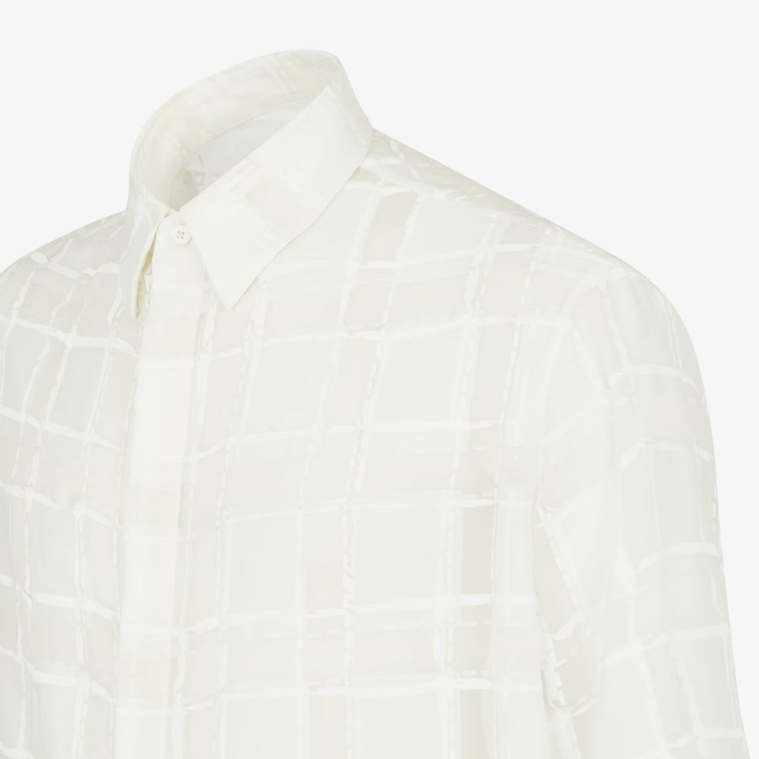 Fendi Shirt White organza shirt