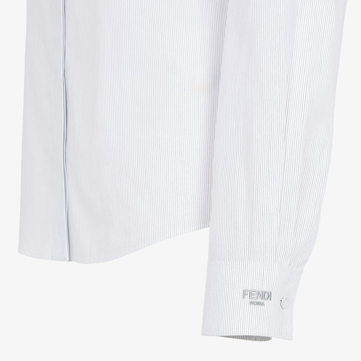 Fendi White cotton striped shirt