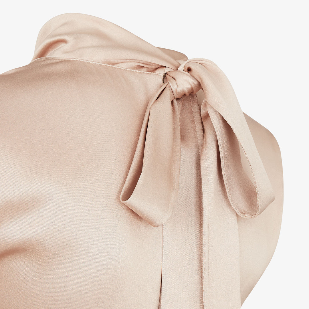 Fendi Champagne-colored silk top