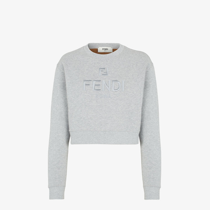Fendi Gray jersey sweatshirt